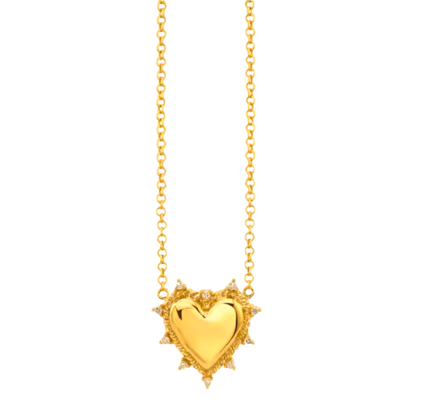 Gold heart Necklace